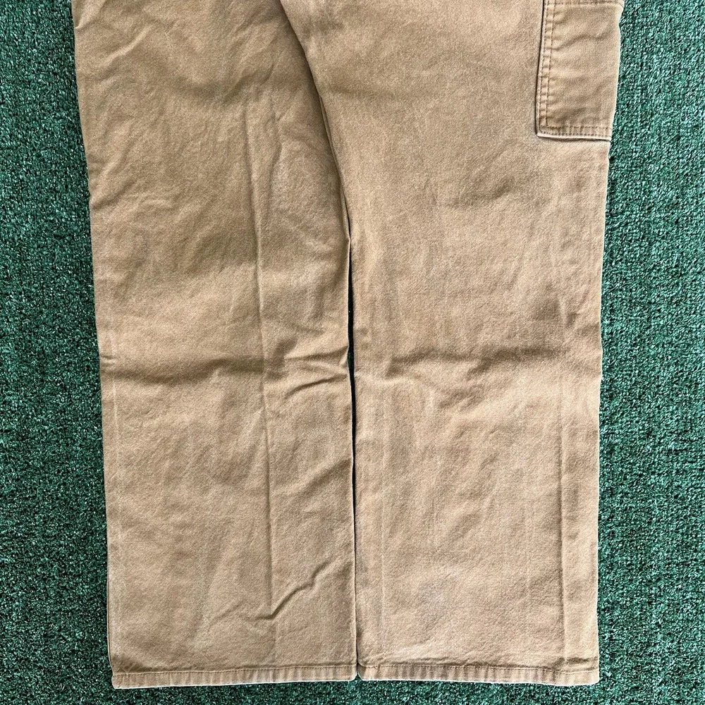 Mens Dickies Carpenter Wide-Leg Carpenter Brown Pants 42x30 20